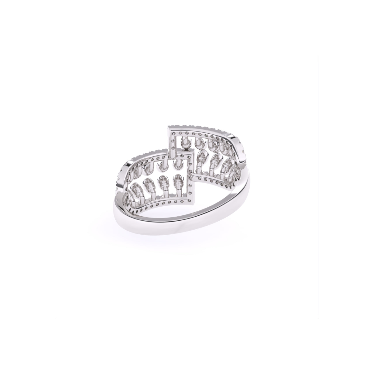 Art Deco Inspired lab Grown Diamond Anniversary Gift Ring